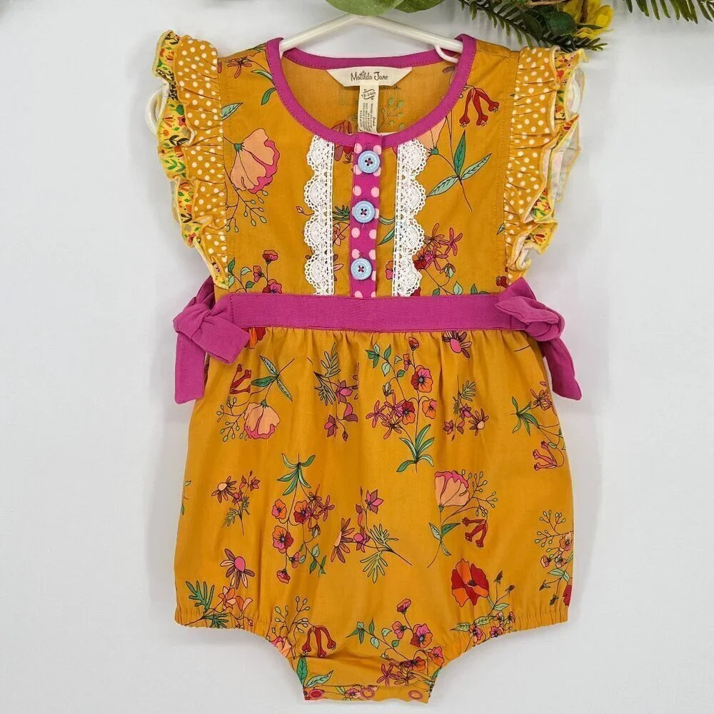 Matilda Jane‎ Romper Girls 18-24 Months Sunlight Bubble Brilliant Daydream